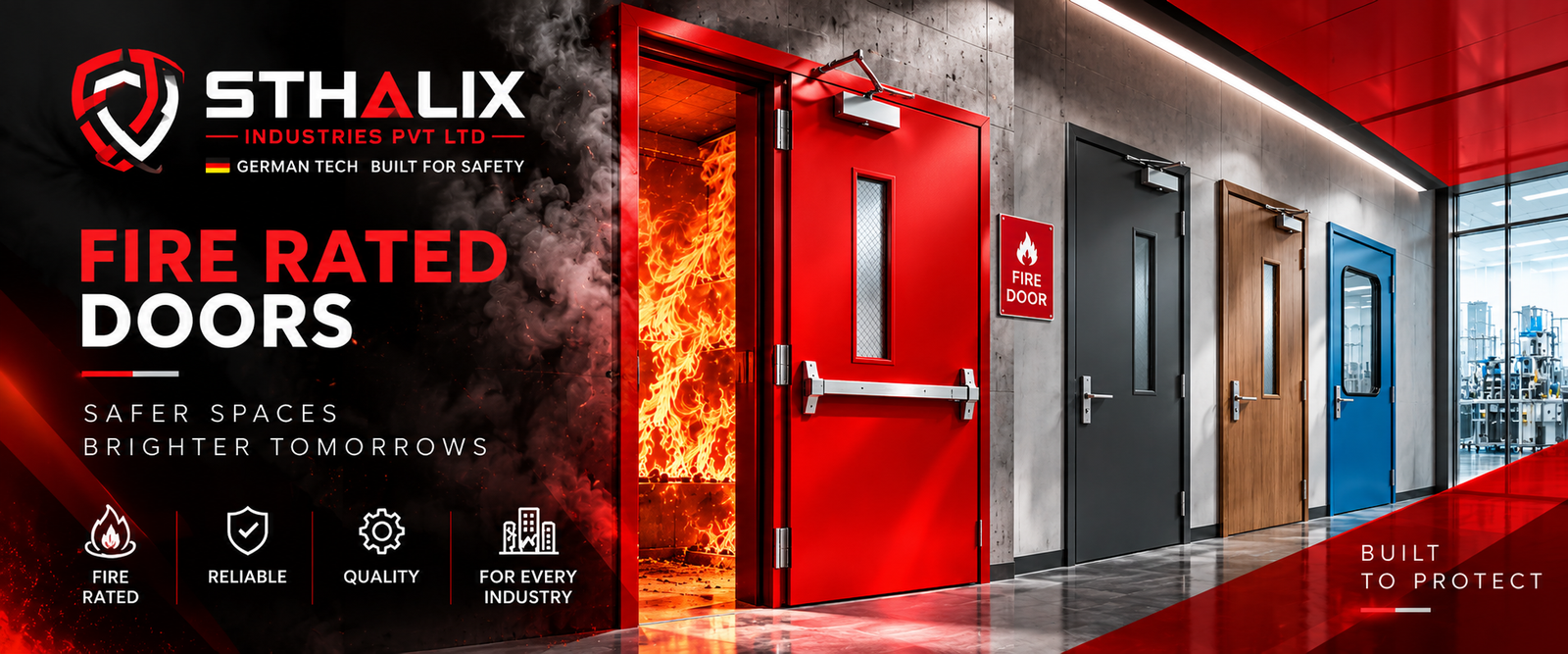 Sthalix Industries fire rated doors